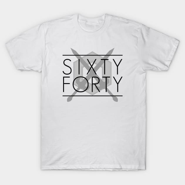 Sixty-Forty T-Shirt by Fowlest